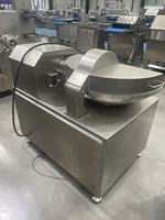 ChaiNa Nouveau Hachoir Automatique Antidérapant en Acier Inoxydable 304 de 80L pour Viande de Bœuf et Légumes, Lames en Acier Allié, Capacité Maximale 300kg/h, 380V