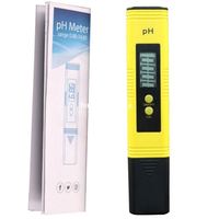 Acidimètre PH à bouton-poussoir, grand écran, correction automatique, stylo de test de PH, instrument de mesure de l'alcalinité pour l'élevage en aquarium