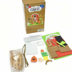 Kit creativo de manualidades de fieltro con parche de <span class=keywords><strong>calabaza</strong></span>, juguetes educativos divertidos para niños, fabricación de joyas inspiradas, Material de espuma <span class=keywords><strong>EVA</strong></span> duradero - Product Image 1