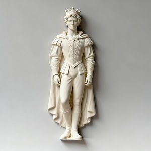 W014 Art mural 3D sculpté sur mesure haut de gamme à panneaux, motif Reine en relief, écologique, résistant aux UV, pour Anniversaire, Ramadan, Art Déco, Commercial - Product Image 3