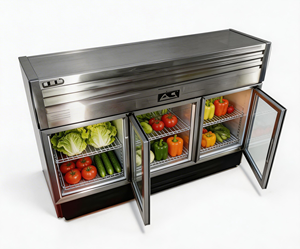 Refrigerador <span class=keywords><strong>de</strong></span> Exhibición Montado en la Pared con Temperatura Constante para Mantener los Alimentos Frescos - Product Image 2