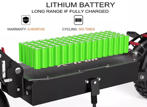 Monopattino Elettrico Fuoristrada L128 a Doppio Motore, 48V, Batteria al Litio Dualtron, Pieghevole, per Adulti e Persone Pesanti - Product Image 6