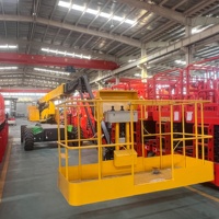 Plateforme élévatrice articulée hydraulique diesel mobile CE à bas prix, 8-20 m