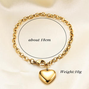 Wholes 18K <span class=keywords><strong>Love</strong></span> Sales Bracelet à maillon de chaîne en acier inoxydable de marque Fuuristic en acier inoxydable plaqué or Bang - Product Image 2