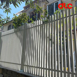 Úc ngoài trời trang trí hàng rào nhôm trắng sơn tĩnh điện thiết kế lá cho nhà sử dụng dịch vụ mô hình 3D có sẵn - Product Image 3