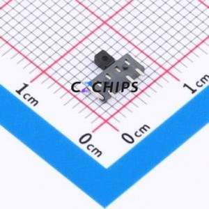 K3-1290S-J1 Slide Switch SMD Switch Double Pole Double Throw Rectangle Pin Header SMD Tab 6.6mm - Product Image 2