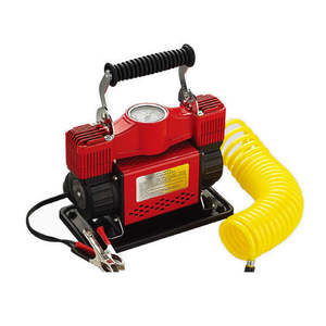 Compresor de Aire Neumático para Auto de 12V/24V de Alta Resistencia con Bomba de Dos Cilindros, Herramienta para Neumáticos de Coche - Product Image 2