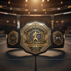 Cinturón de Artes Marciales Internacionales Personalizado, Cinturón de Campeonato de Artes Marciales de Peso Pesado y Ligero, Talla Adulto - Product Image 2