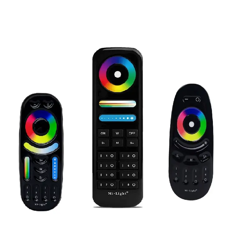 Miboxer Mi Light 2.4G RGB CCT CW WW RGBW Remote black version for Miboxer 2.4G controller and lamps