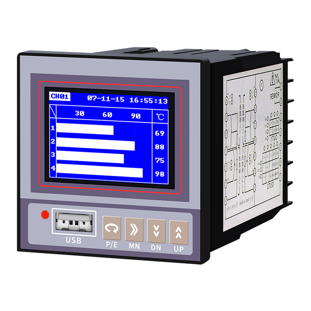 RS485 Data Logger Universal Channel Paperless Recorder Pressure Temperature Data Acquisition
