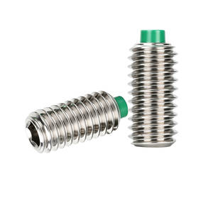 Anglo-American 304 stainless steel screw fasteners wear-resistant green <b>rubber</b> nylon <b>rubber</b> head to protect the workpiece OEM - Product Image 2