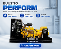 Générateur diesel Wagna Dc1200 880kW 1100kVA 50Hz 1500 tr/min refroidi par eau triphasé pour l'exploitation minière et industrielle, groupe électrogène 24V DC électrique