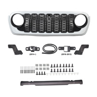 Grille avant ABS pour Jeep Wrangler JL JLU 2018 2019 2020 2021 2022 2023 2024 Gladiator JT, grille de remplacement, fournisseur en gros