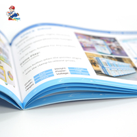 Catalogue de produits promotionnels personnalisés pour entreprises, impression couleur de haute qualité, reliure agrafée, papier couché