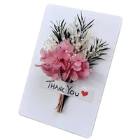 Emballage de boîte cadeau en gros, décoration, petites fleurs naturelles préservées, mini bouquet de fleurs séchées