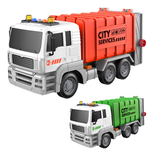 Camión excavadora a gran escala 1/12 con sonido y luz, modelo de camión de <span class=keywords><strong>juguete</strong></span>, furgoneta de <span class=keywords><strong>basura</strong></span>, camión de fricción de <span class=keywords><strong>juguete</strong></span> - Product Image 2