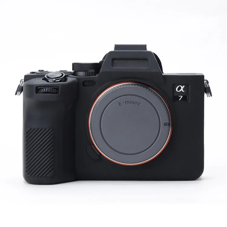 ขายร้อนกล้องสำหรับ Sony A7 IV ซิลิโคนนุ่มกรณีป้องกันกรณีกล้องป้องกัน