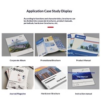 Services d'impression de brochures et d'affiches d'entreprise personnalisées, albums, livrets d'échantillons, impression offset sur carton cuivré/double-adhésif/blanc