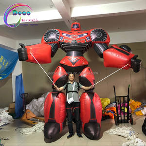 Tổ chức sự kiện cuộc diễu hành trang trí màu đỏ inflatable đi bộ robot trang phục - Product Image 2