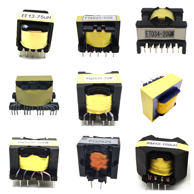 EE19 ETD42 ETD59 EE55 High Frequency Ferrite Core Transformer Single Phase Copper Coil for Power Usage
