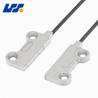 Sonda de fibra óptica plana de precisión para detección de piezas pequeñas y micro, sensor de reflexión difusa de haz pasante para tornillos