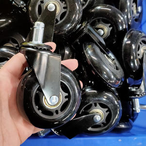 75mm 3 Zoll Transparente PU-Lenkrollen für Skateboard und Möbel - Product Image 2