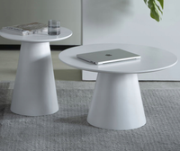 Table basse élégante de style nordique, au design minimaliste pour un décor contemporain