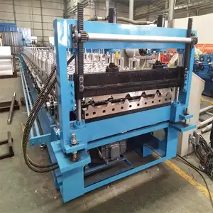 Fabriekslevering Gegalvaniseerde Plaat Automatische Dakpaneel Rolvormmachine Voor Staalbouw