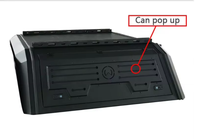 Couverture de benne de camion rétractable en vinyle Jeep Gladiator JT Isuzu Mitsubishi Great Wall Navara NP300 Pliage souple Verrouillage