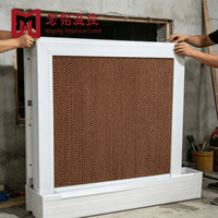 Coussin de refroidissement évaporatif à rideau d'eau pour poulailler, élevage de volailles, élevage de bétail - Marque Hongming, garantie 5 ans, 20 kg