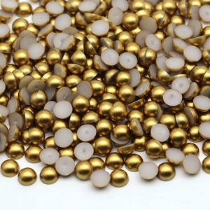 Mix Color High Quality Abs Material Pearl Flatback Half Pearl <strong>Beads</strong> for DIY Craft Decoration - Product Image 6