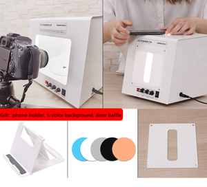 La mejor caja de estudio fotográfico SANOTO TB30 30cm TB20 20cm, caja blanda portátil para fotografía, caja de fotos con luz LED - Product Image 4