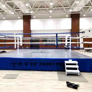 Ring da Boxe Professionale Certificato <span class=keywords><strong>AIBA</strong></span>, UFC, MMA, Pieghevole, per Allenamento Interno/Esterno, Rialzato e Portatile - Product Image 6