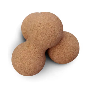 Palla da Massaggio in Sughero Naturale Rinnovabile con Logo Personalizzato, Leggera, Antiscivolo, Testurizzata, per Rilassamento, Riposo e Allenamento Yoga - Product Image 4