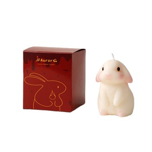 Vela de aromaterapia en forma de conejo al por mayor, cera perfumada hecha a mano para fotografía del hogar, caja de regalo de cumpleaños creativa, decoración DIY - Product Image 1