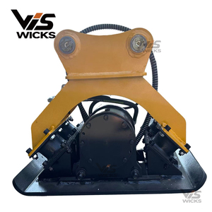 Piastra Vibrante Idraulica Wicks con Motore per Escavatori da 4-9 Tonnellate, Garanzia di 1 Anno, Peso 300kg - Product Image 1