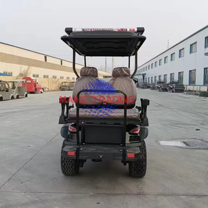 Voiturette de golf électrique 7-8 places homologuée pour la route avec moteur certifié DOT de 5 kW, en acier, vitesse 50-70 km/h, autonomie 70-90 km - Product Image 1