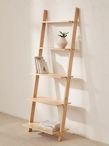 Estantería Moderna de 5 Niveles, Estantería de Madera en Forma de Escalera, Estantería para Exhibición de Libros, Escalera para Sala de Estar, Baño, Dormitorio - Product Image 3