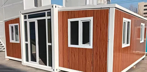 Maison d'Activité Pliable à Double Aile, Conteneur Extensible, avec 2 ou 3 Chambres à Coucher, Salle de Bain, 20/40 Pieds, 36/<span class=keywords><strong>72</strong></span> Mètres Carrés - Product Image 4