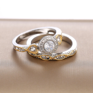Anello di Diamanti H102 in Oro Bianco, Taglio Brillante Rotondo, Diamante Naturale, Gioiello da Donna per Fidanzamento, Colore G, Design a Cuore - Product Image 5