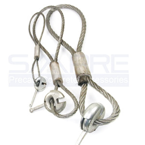 ลวดสลิงเหล็กเคลือบสังกะสีรุ่นใหม่ล่าสุด พร้อมห่วงยกและชุดคลัตช์ ทนทาน ป้องกันการกัดกร่อน - Product Image 4