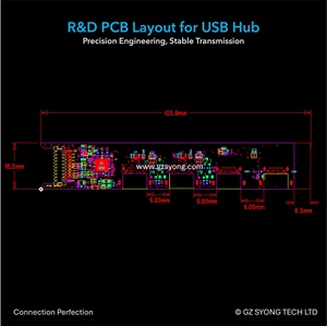 Syong 5-in-1 <span class=keywords><strong>USB</strong></span> C Docking Station Hub OTG 4k <span class=keywords><strong>USB</strong></span> 3.0 Cổng * 3 100W Giao hàng điện cho Anker cho HP ODM/OEM nhà máy trong kho - Product Image 3