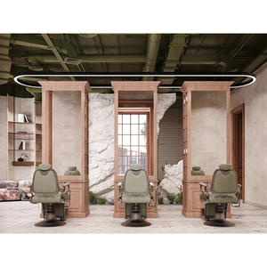 Diseño de Interiores Personalizado para Salón de Belleza, Muebles Modernos Estilo Wabi Sabi, Paquete de Mobiliario para Salón de Belleza, Diseño de Tienda en Madera, Piedra y Microcemento - Product Image 2
