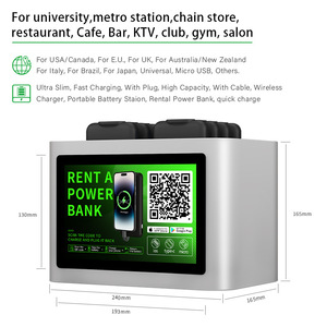 สถานีเช่าแบตเตอรี่สำรอง Y2 Power Shared Power Bank 8 ช่อง ความจุ 5000mAh ลิเธียมโพลิเมอร์ ตู้ชาร์จสำหรับใช้งานเชิงพาณิชย์ - Product Image 5