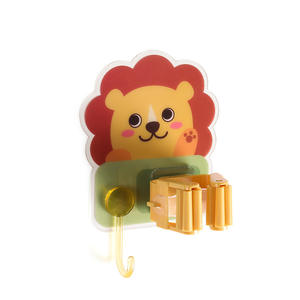 Gancho Adhesivo de Pared para Mopa, Diseño de Animal, Sin Perforaciones, Fuerte y Sin Rastro, Soporte para Escoba y Mopa para Baño - Product Image 2