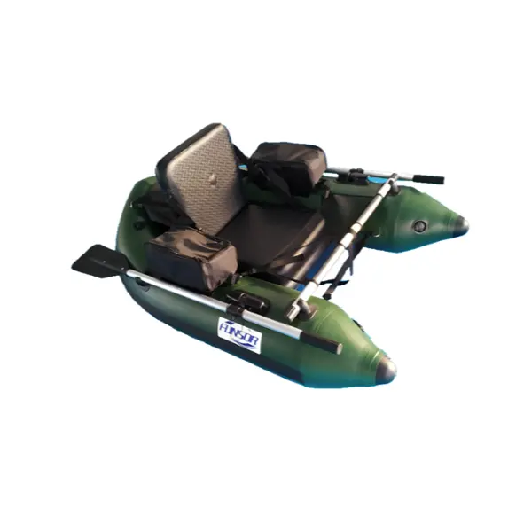 CE PVC 170 green inflatable chair small fishing bag mini belly boat