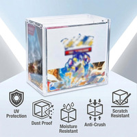 Caja Protectora Magnética Acrílica Resistente a los Rayos UV para Exhibición de Cartas Coleccionables TCG, a Prueba de Polvo, Venta al Por Mayor