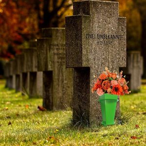 Classic China Metal Cemetery Vases &amp; <strong>Grave</strong> Spikes <strong>Flower</strong> <strong>Holder</strong> <strong>for</strong> Cemeteries and <strong>Graves</strong> - Product Image 3