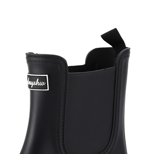 FSZ-34 Nouvelles bottes de pluie imperméables en PVC pour femmes, antidérapantes, noires, pour toutes les saisons, travail en cuisine - Product Image 5
