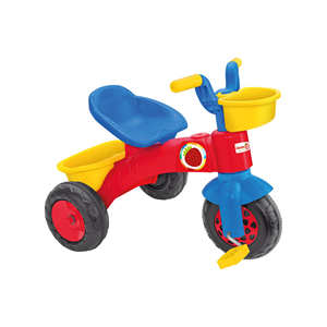 TRICICLO IN PLASTICA COLORATA 64X45 H. 49CM - Product Image 1